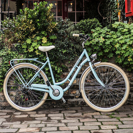 Retro-Bike in hellblau