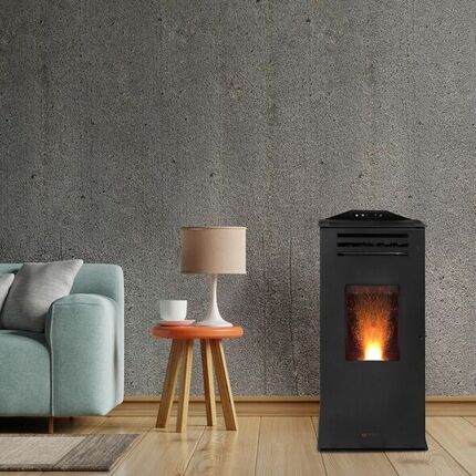 Wohnzimmer mit Kaminofen