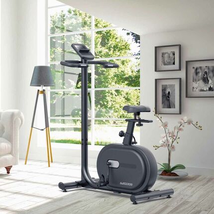 Ergometer in angenehm hellen Wohnzimmer